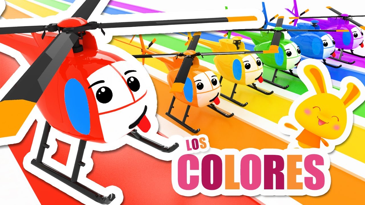 ¡NUEVO! 🚁¿De qué color es este helicóptero? | Aprende los colores con Titounis