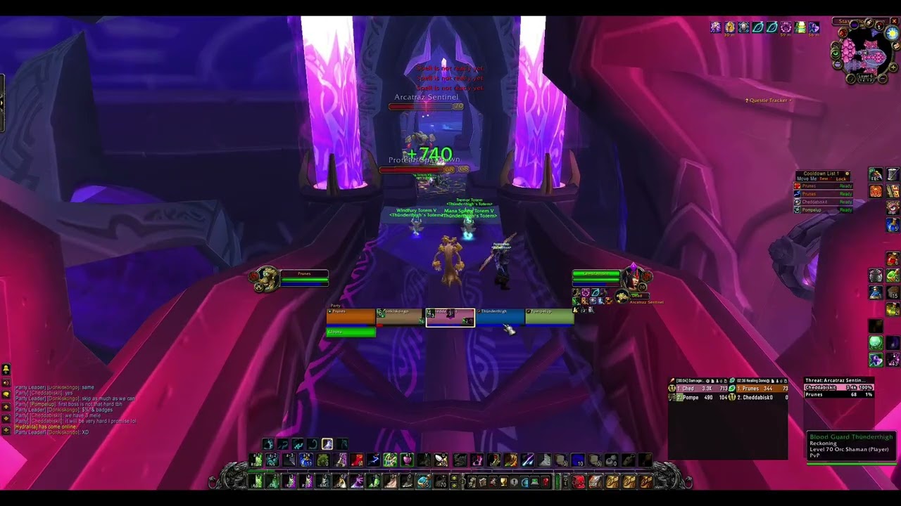 WoW TBC Heroic Arcatraz - Resto Druid PoV - April 2026