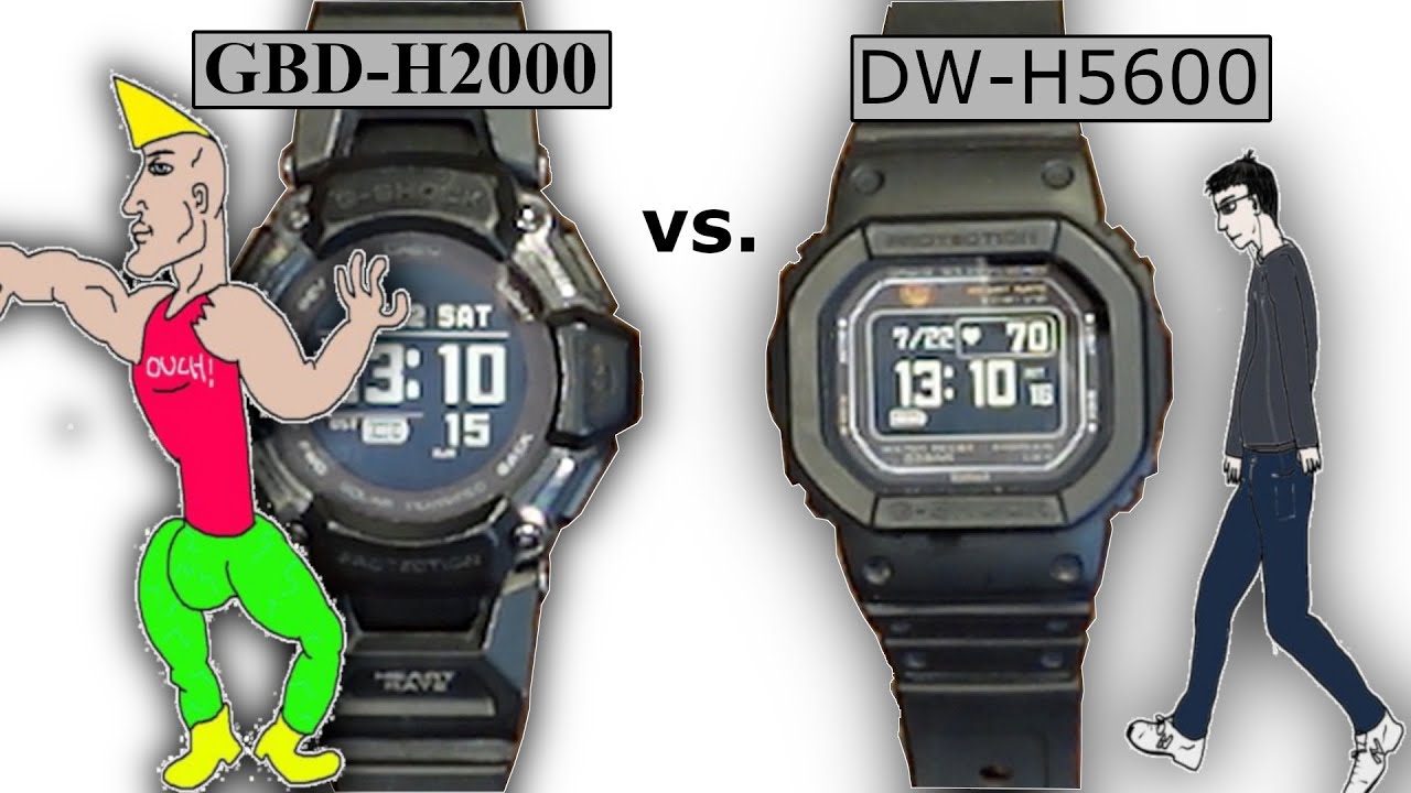 Recommendation: GBD-H2000 vs. DW-H5600
