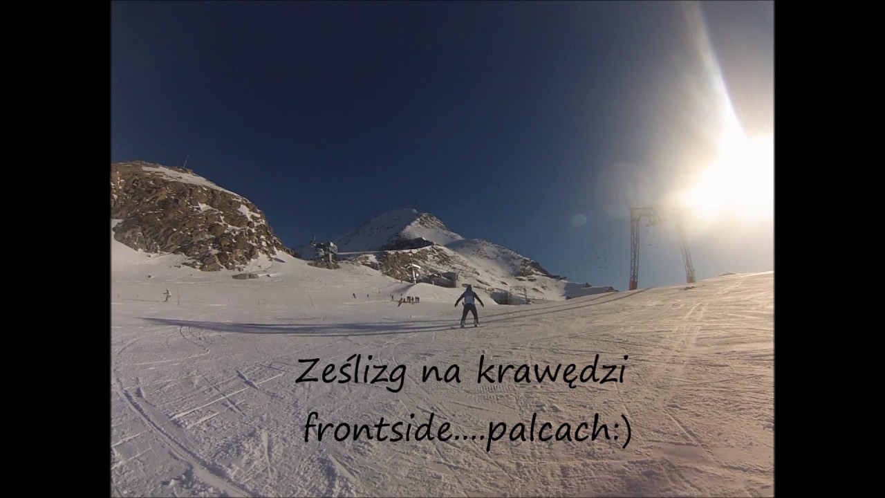 Ześlizg na desce - snowboard