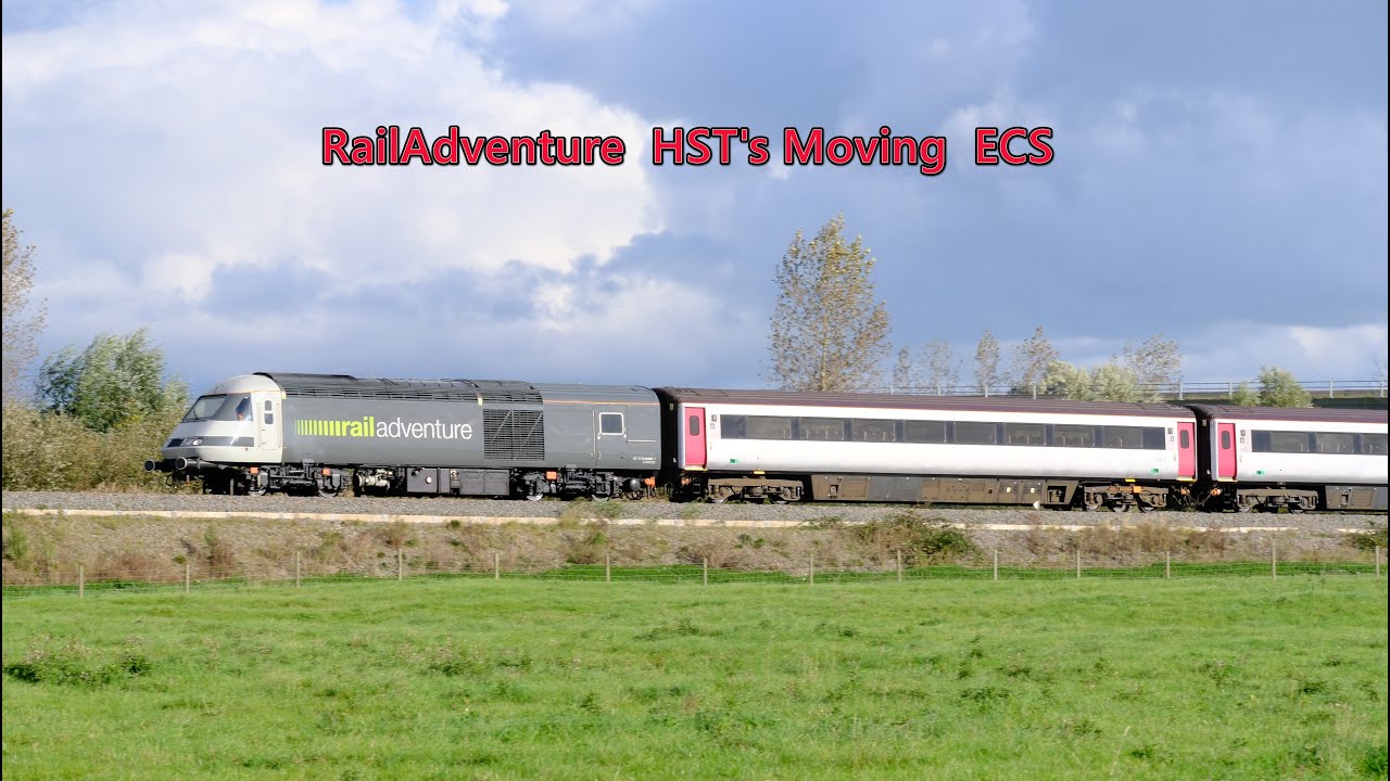 RailAdventure Moving Cross Country HST ECS  At Somerset Bridge