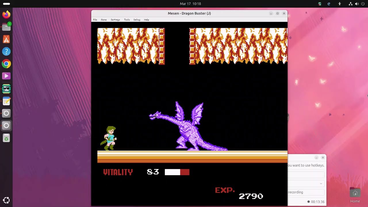 Dragonbuster Famicom trying this game out