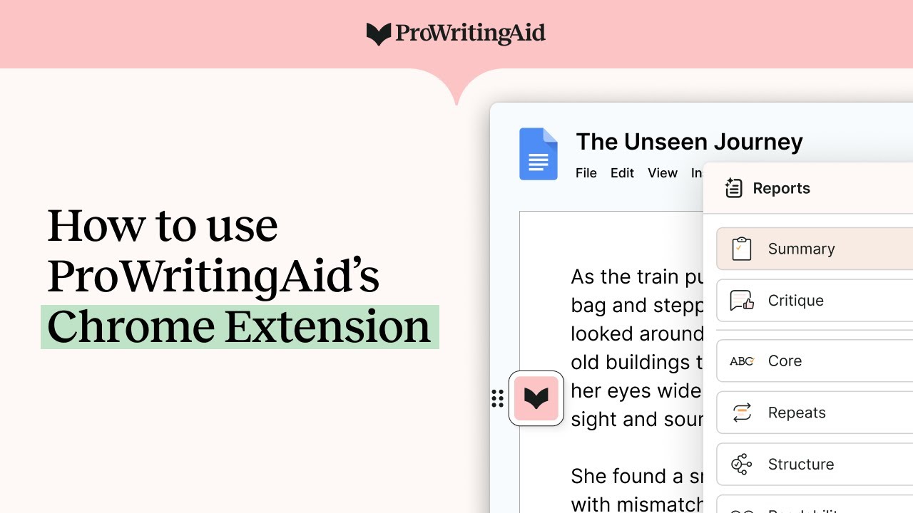 How to use ProWritingAid's Chrome Extension