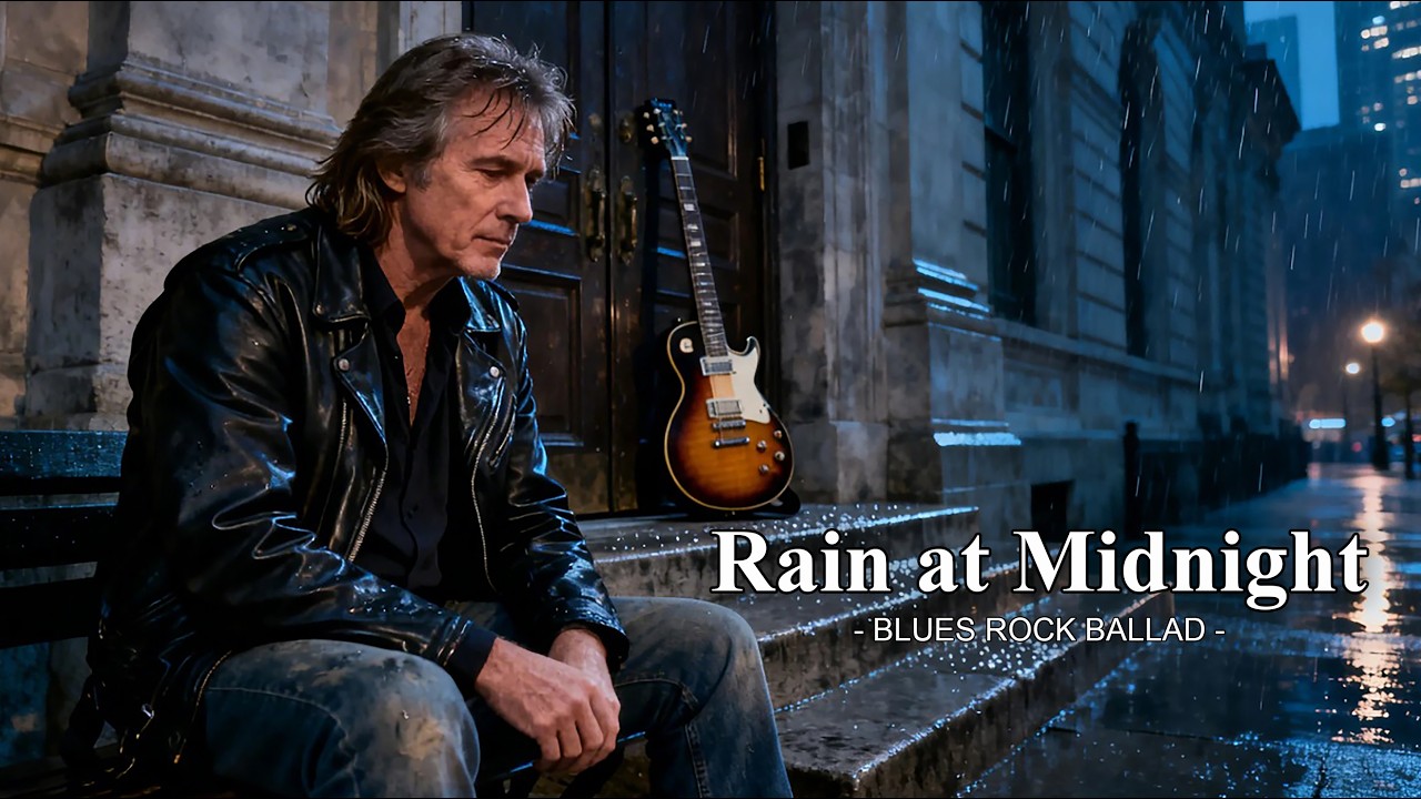 Rain at Midnight – Blues Rock Ballad Under the City Lights