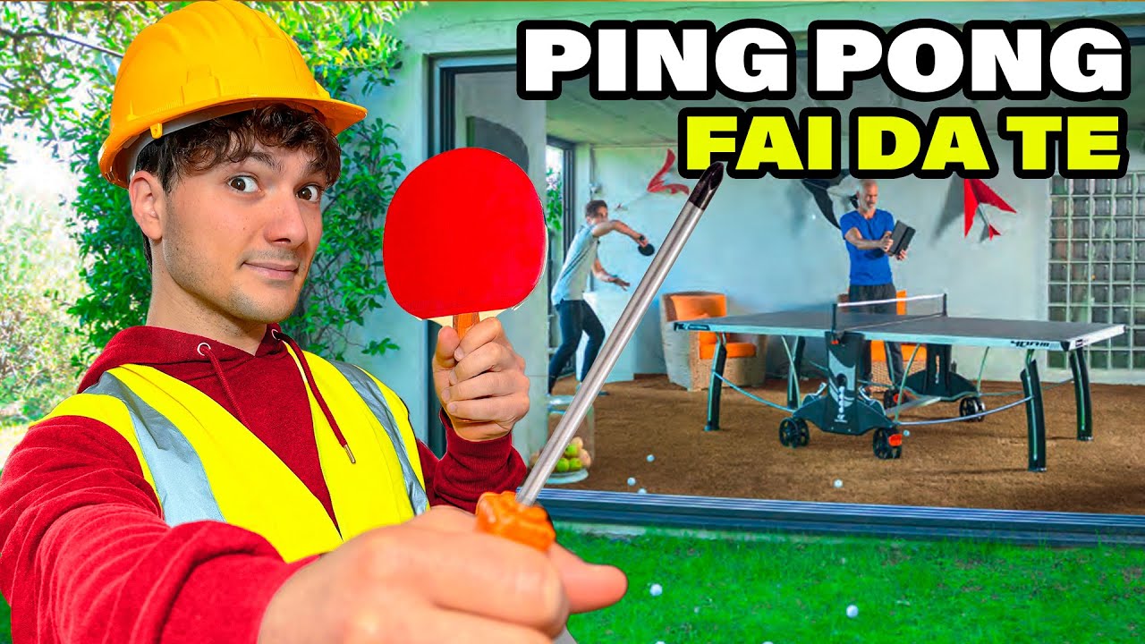 HO COSTRUITO UN PING PONG CON MENO DI 50€