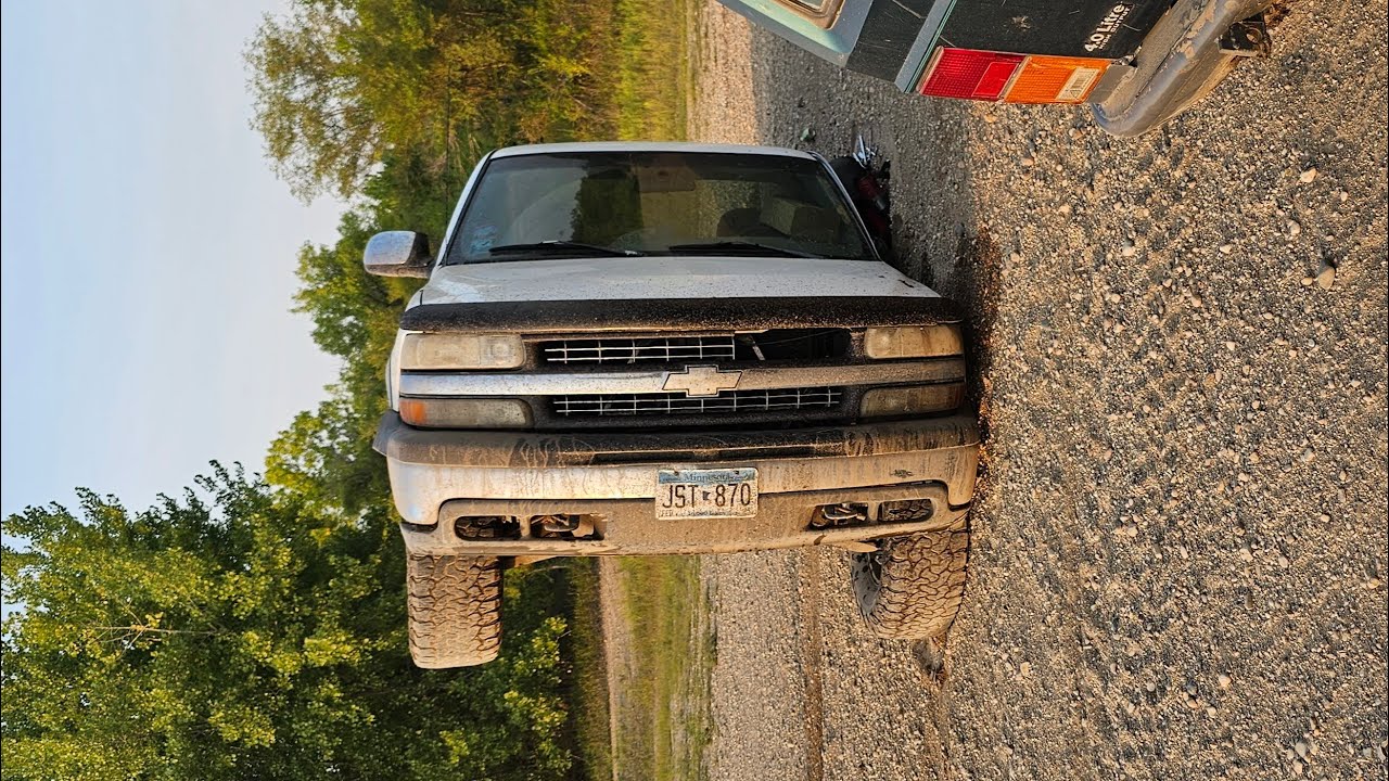 Тест на бездорожье стандартного Silverado (GMT800)