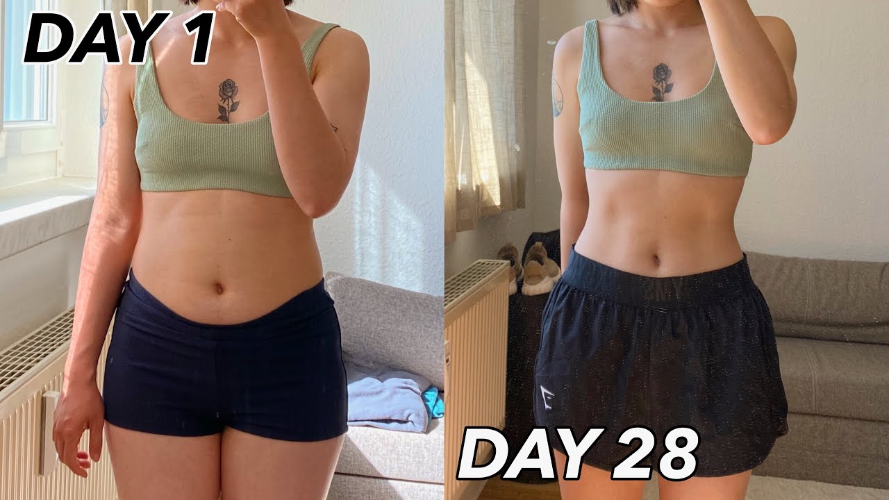 Get FLAT BELLY in 28 DAYS at home (Challenge 2022) (with subtitles)