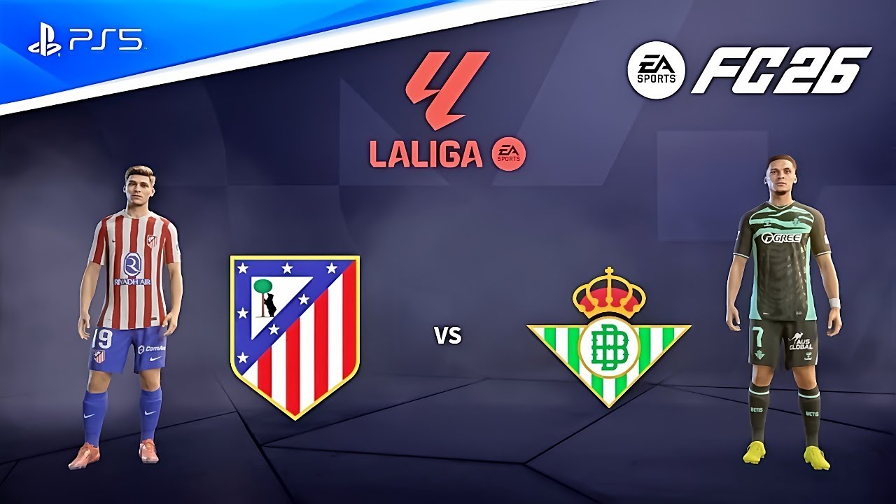 موقعة واندا ميتروبوليتانو! أتلتيكو مدريد ضد ريال بيتيس في لقاء مشتعل ⚔️ | FC 26 PS5