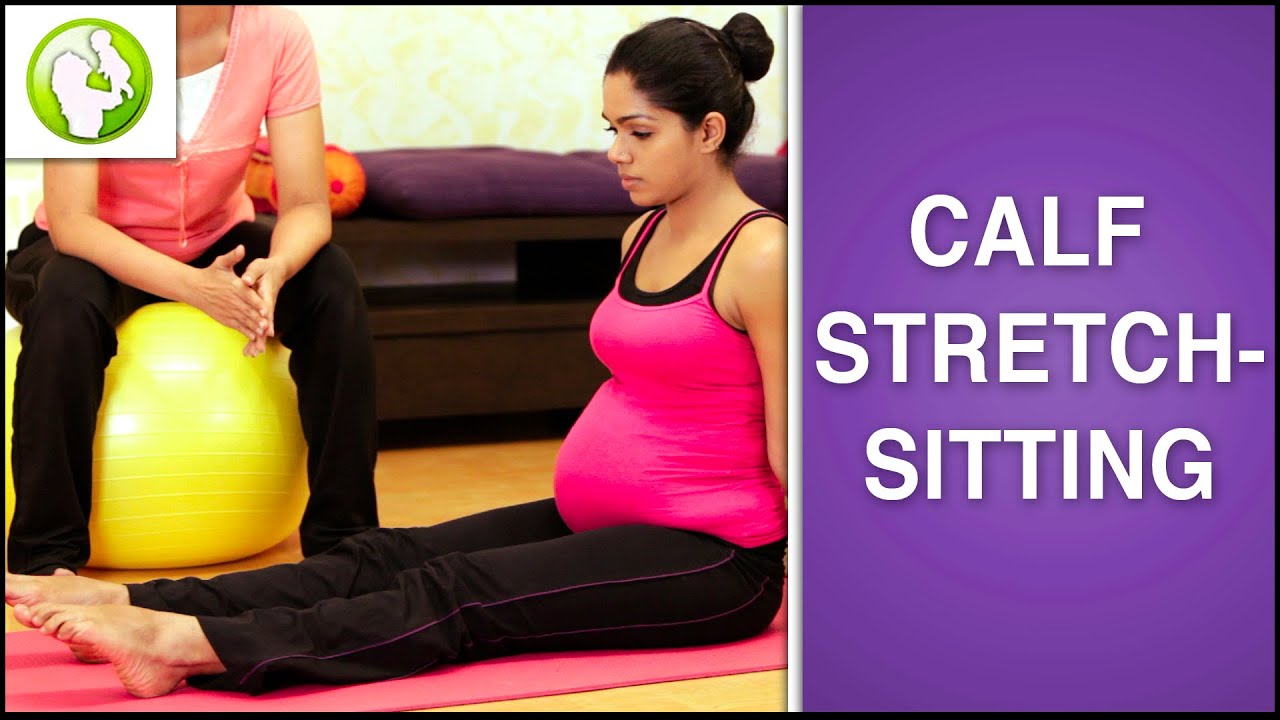 Pregnancy Exercise To Tone  Calf Muscles