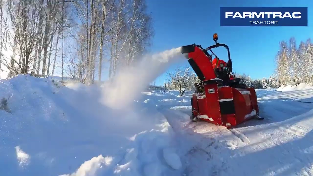 Farmtrac pientraktori lumitöissä - Tarvikekeskus