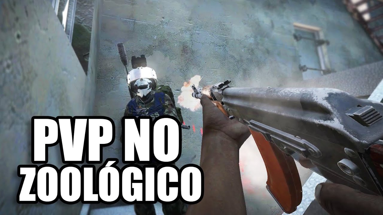 PvP inside the zoo on the Esseker map - DayZ