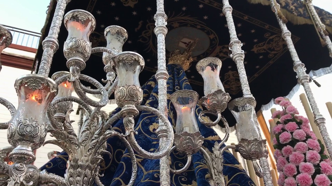 Virgen de las Angustias (Hdad de Santiago, Aznalcázar) Viernes Santo 2017