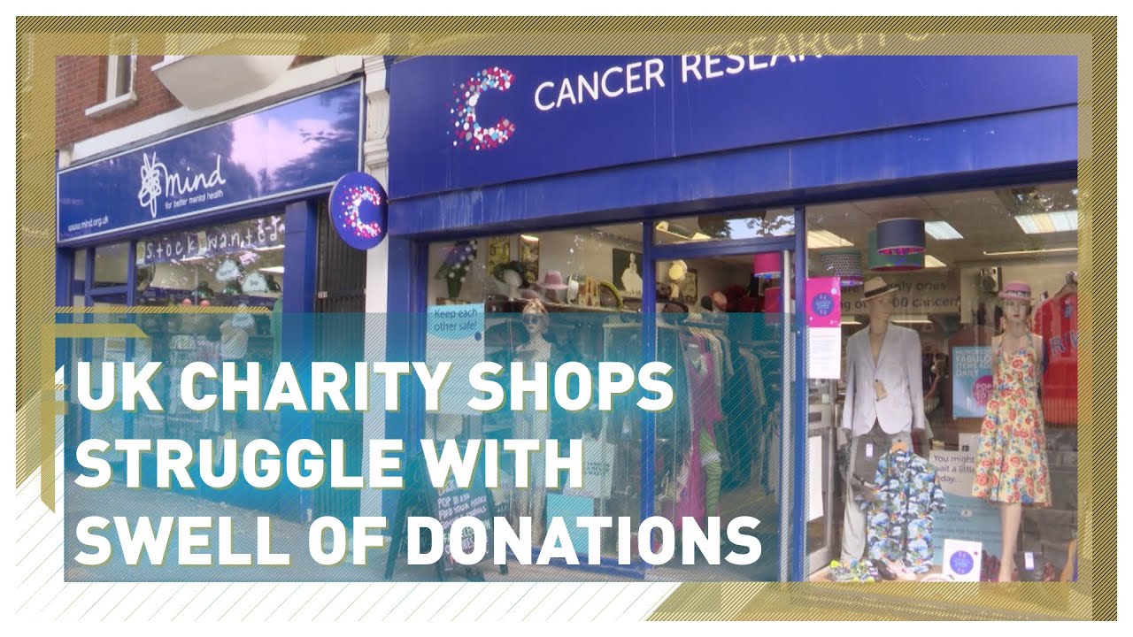 UK charity shops overwhelmed by lockdown donations but customers stay away
