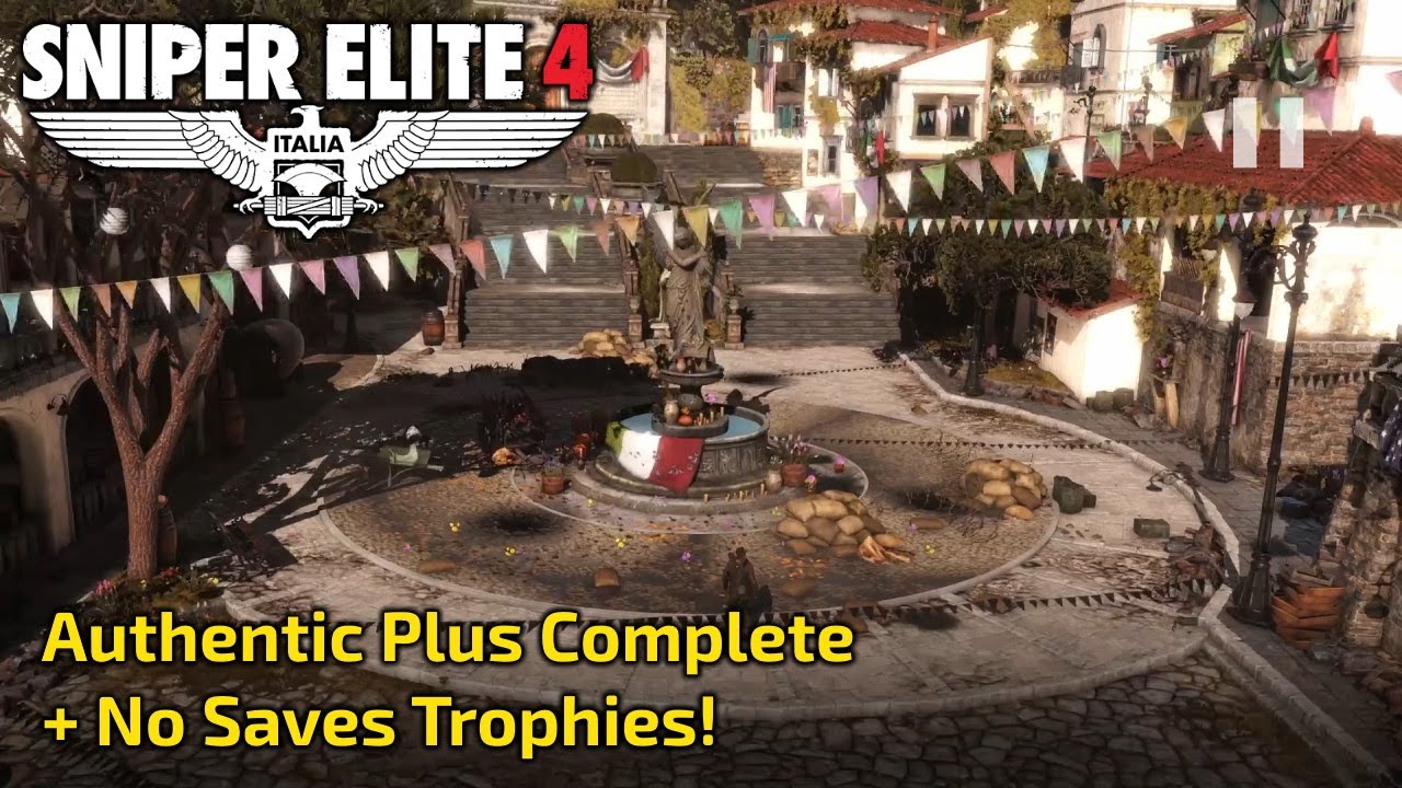 Sniper Elite 4 - Allagra Fortress Authentic Plus Complete Plus Trophies