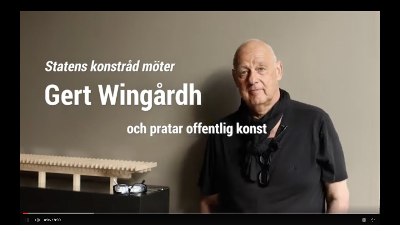 GERT WINGÅRDH om offentlig konst