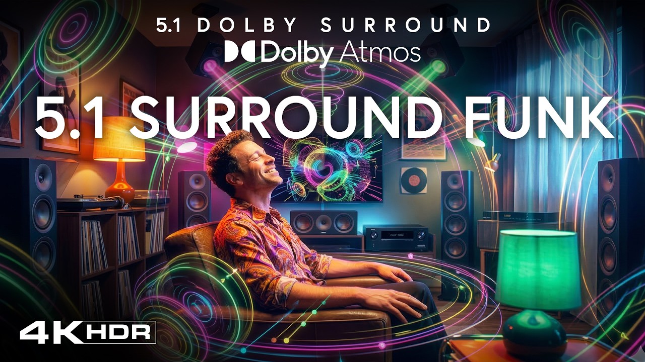 Dolby Atmos Funk Groove | Vibrant 5.1 Surround Sound Test | 4K HDR