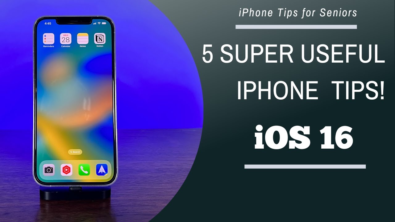 Советы по использованию iPhone для пожилых людей. 5 суперполезных советов!