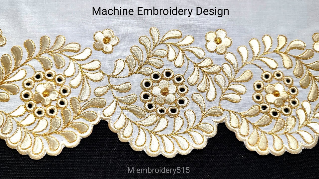 Embroidery Flower Design Machine Embroidery industrial zigzag machine | Punch work