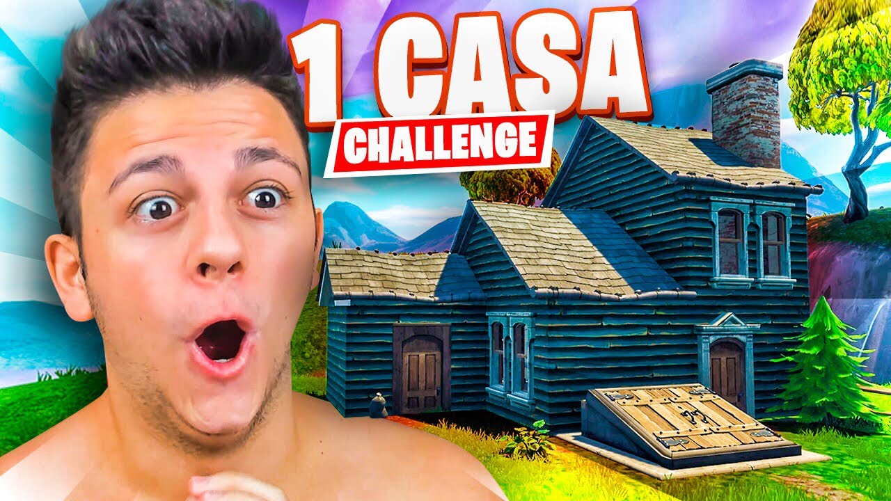 *1 CASA CHALLENGE* EN FORTNITE: Battle Royale!! - Ampeter