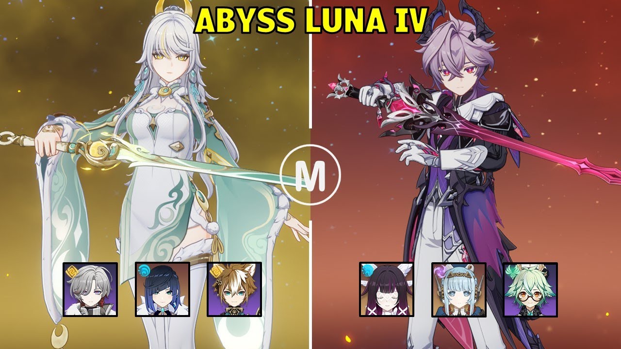 C2 Zibai Lunar Cristalize & C2 Durin Lunar OverCharged - Spiral Abyss Luna IV Genshin Impact