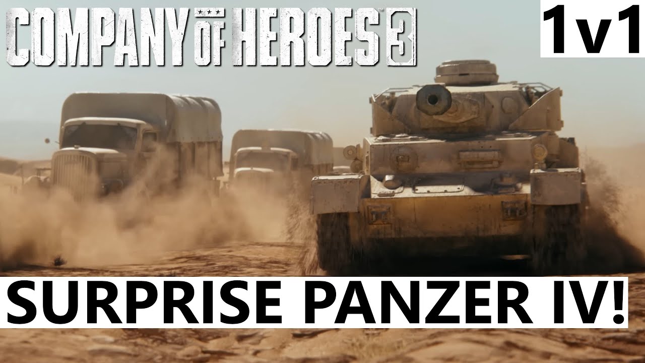 Surprise Panzer IV! - Company of Heroes 3 - 1v1 (British Gameplay)