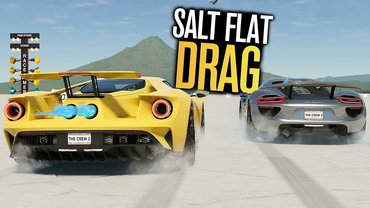 Salt Flat HYPERCAR DRAG RUNS in The Crew 2!