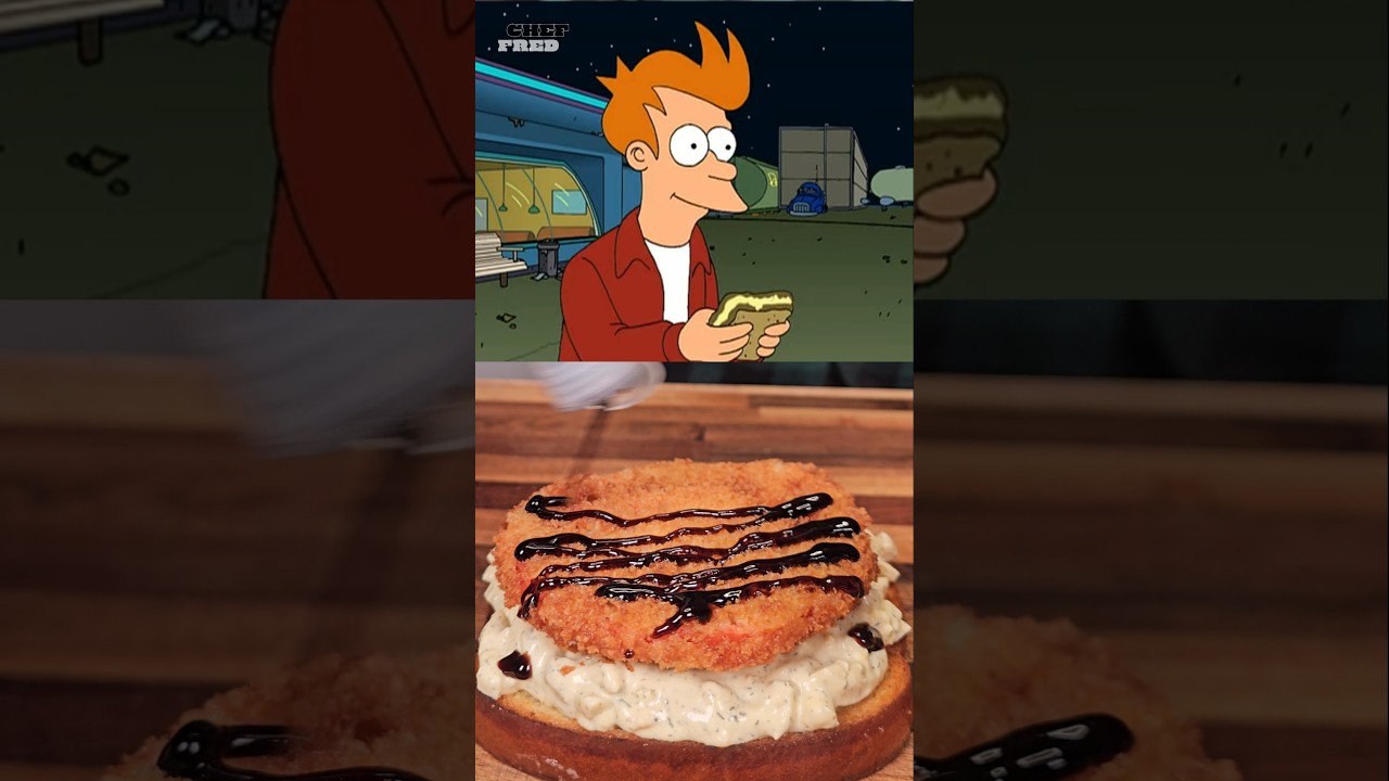 Fry's Sandwich Before The Future Ruined It!🍅🥚🥪 #shorts #fry #eggsalad #futurama