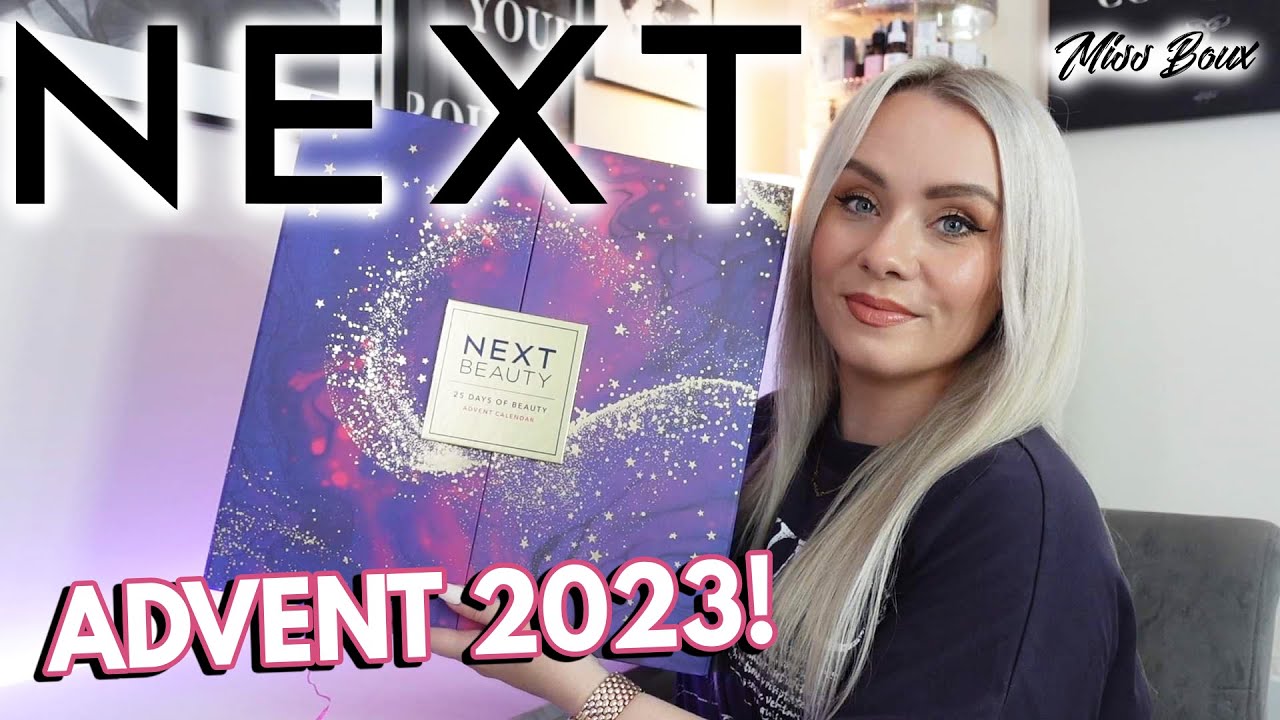 NEXT BEAUTY ADVENT CALENDAR 2023 UNBOXING | &pound;95 WORTH &pound;355! ✨| MISS BOUX