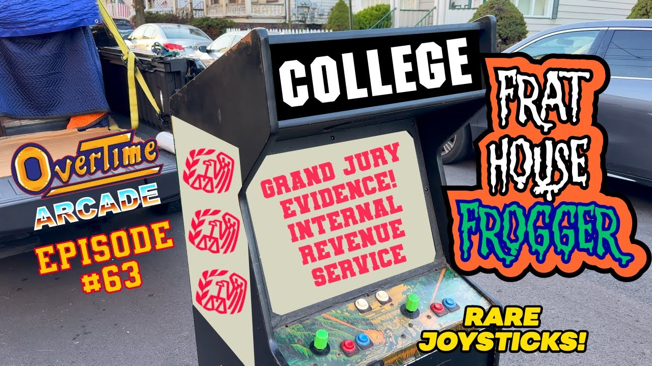 Frat House arcade pickup… SEIZED by the IRS?! 🚔 Plus Jeff Kinder's vault & Cal.50 full playthrough!