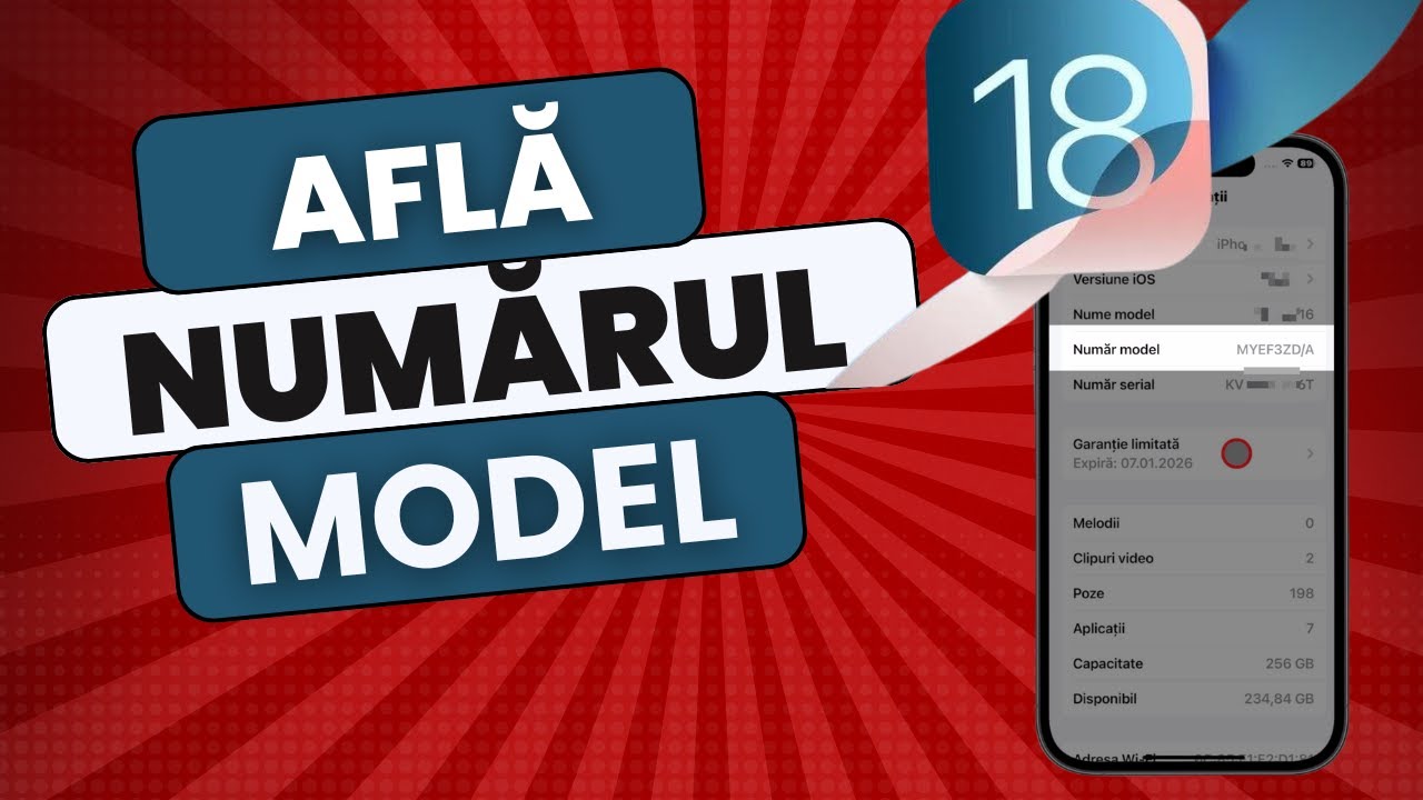 Află care este numărul de model de la un iPhone - tutorial pas cu pas