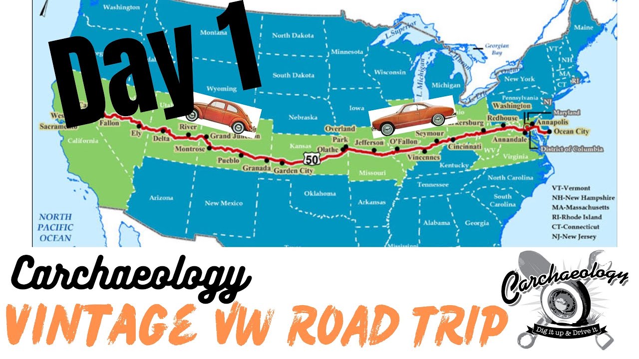 Vintage VW Cross Country Road Trip DAY 1