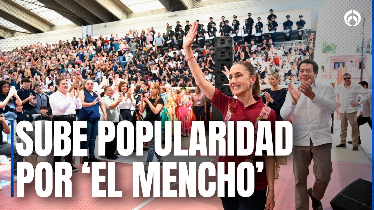 Mexicanos aplauden decisión de Sheinbaum de ir tras 'El Mencho'; sube su popularidad