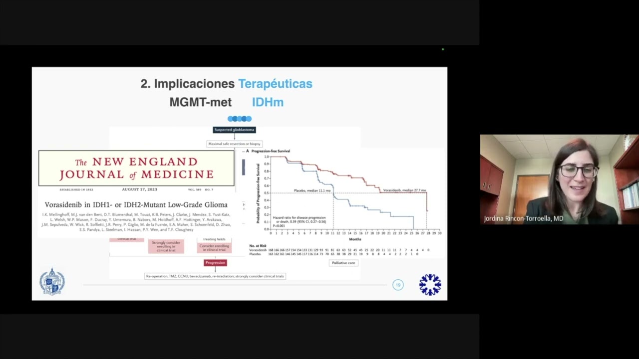 MARCADORES TUMORALES EN GLIOMAS - DRA JORDINA RINCON