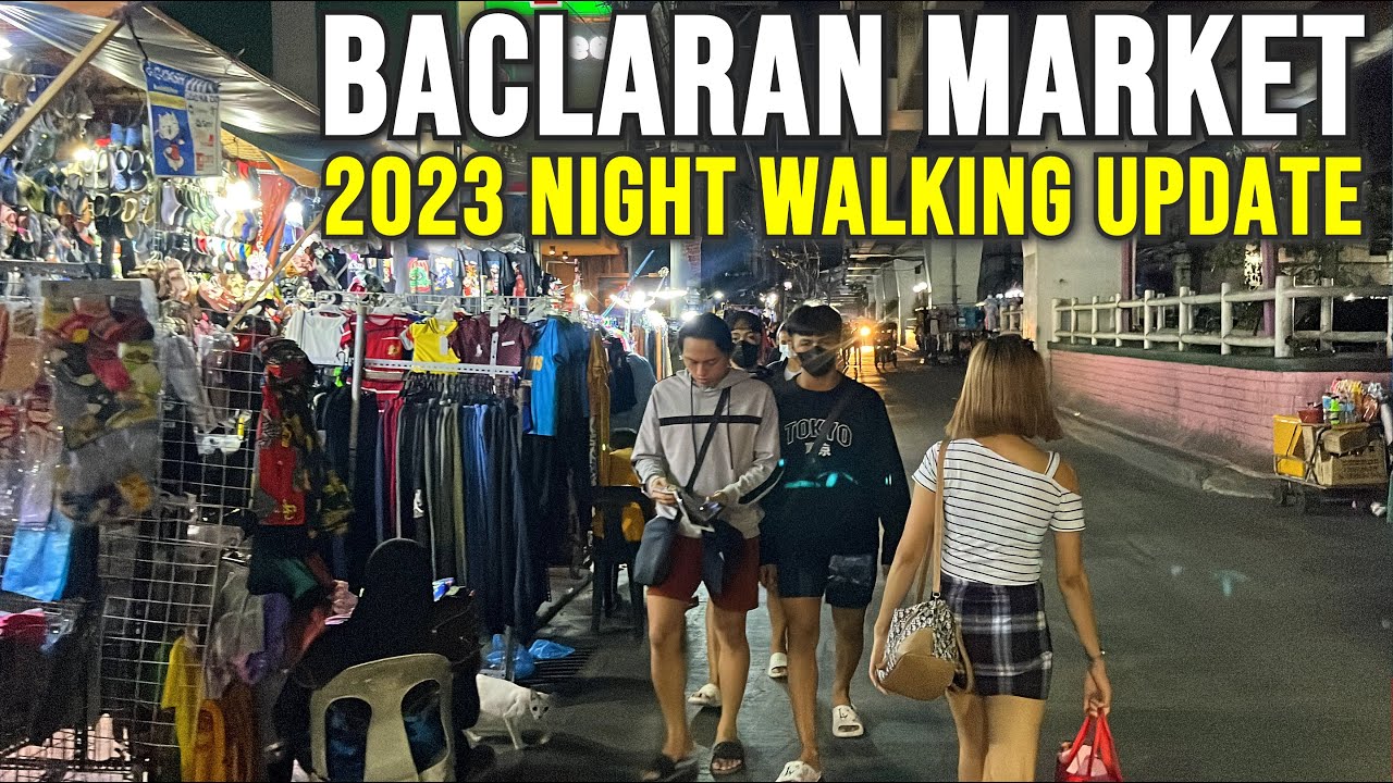 BACLARAN NIGHT WALK 2023 | Walking Around Baclaran Night Market - Famous Fake Market in Metro Manila