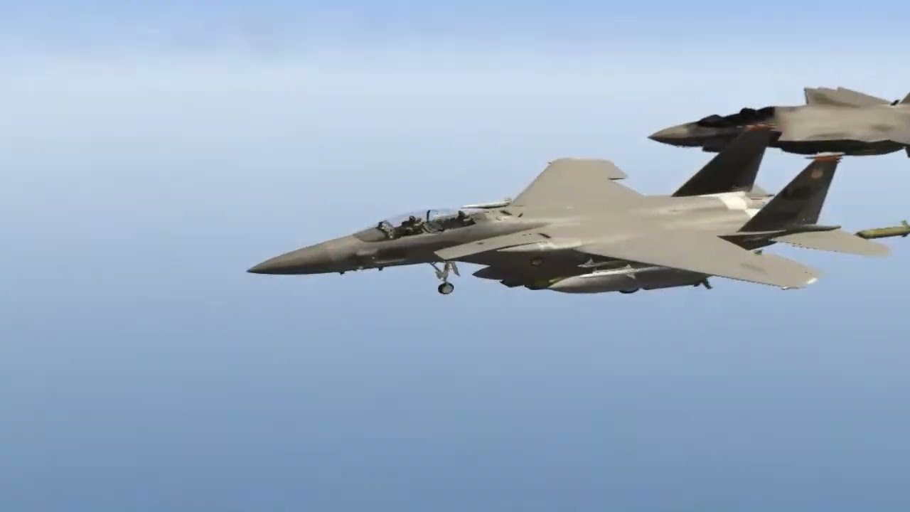 Irani Fighter Jets & War  Helicopters Attack on Israeli Military Air Bases-GTA5