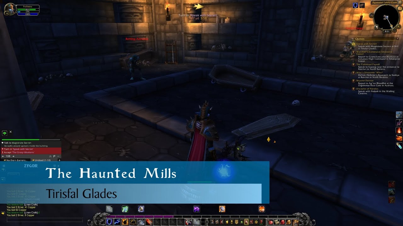 Let's Play - Everyquest - World of Warcraft - Tirisfal Galdes - The Haunted Mills