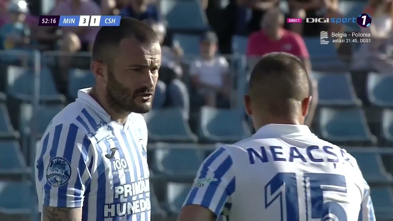 rezumat Minaur - Corvinul 4 - 1 (3-1)