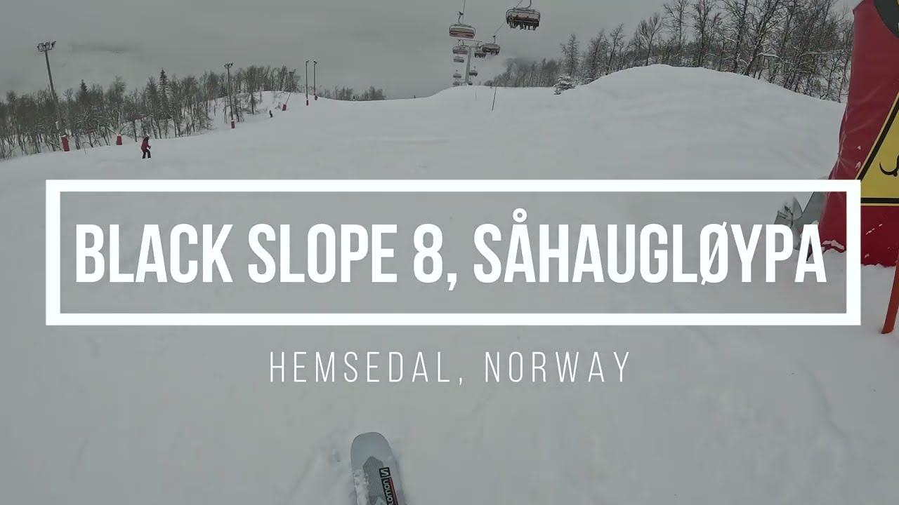 Hemsedal Black Slope 8, S&aring;haugl&oslash;ypa