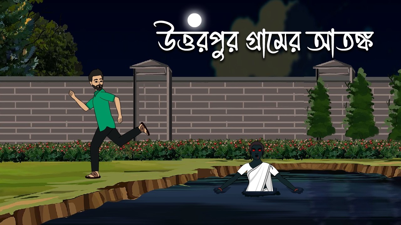 Uttorpur Gram Er Atonko - Bhuter Cartoon | Bangla Bhuter Golpo | Horror Cartoon Bengali