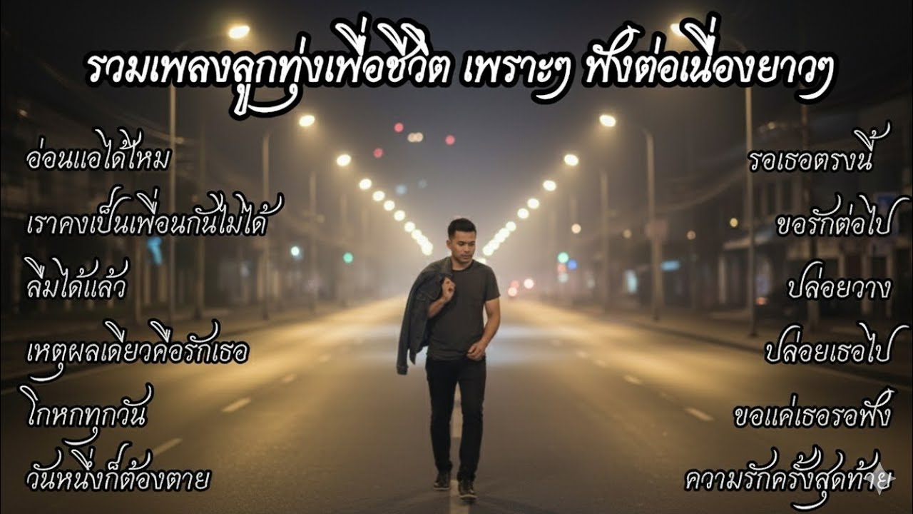 🎧รวมเพลงลูกทุ่งเพื่อชีวิตเพราะๆ ฟังต่อเนื่องยาวๆ | เพลงซึ้งกินใจ โดนทุกเพลง_biyai92
