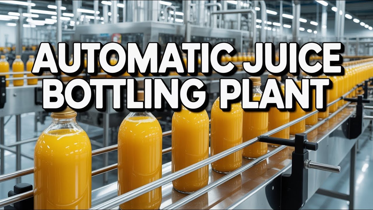 Automatic Juice Bottling Plant || Juice bottling plant || Juice-making plant #juicebottlingplant