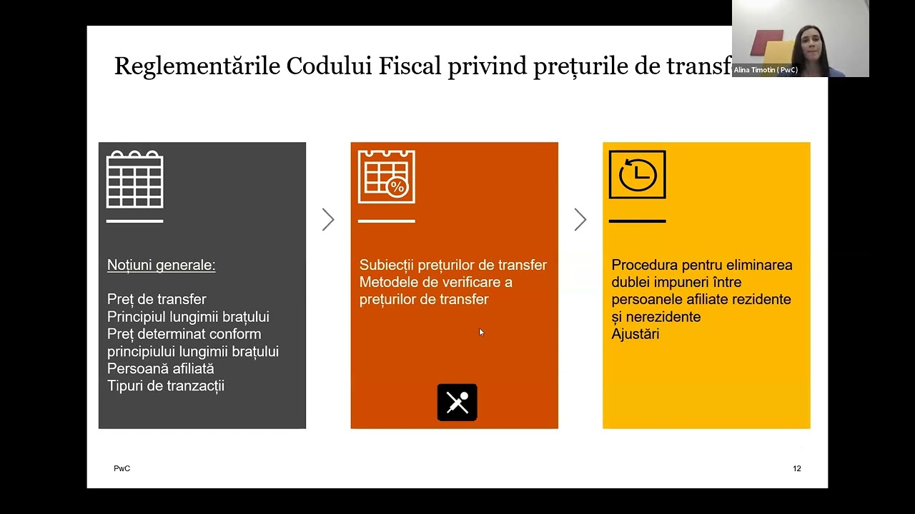 Webinar fiscal: Prețuri de Transfer și Acțiuni Fiscale pentru Rezidenții MITP în 2024