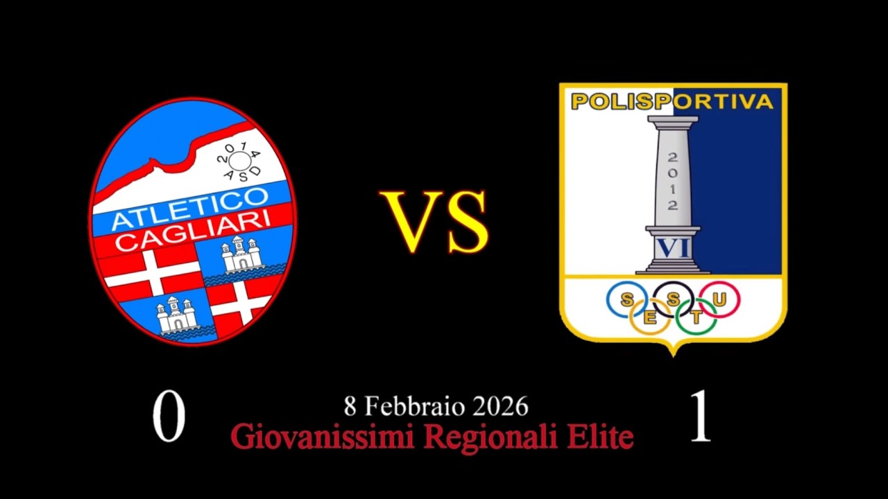 ATLETICO CAGLIARI VS POLISPORTIVA SESTU  - Cat. Giovanissimi Regionali Elite