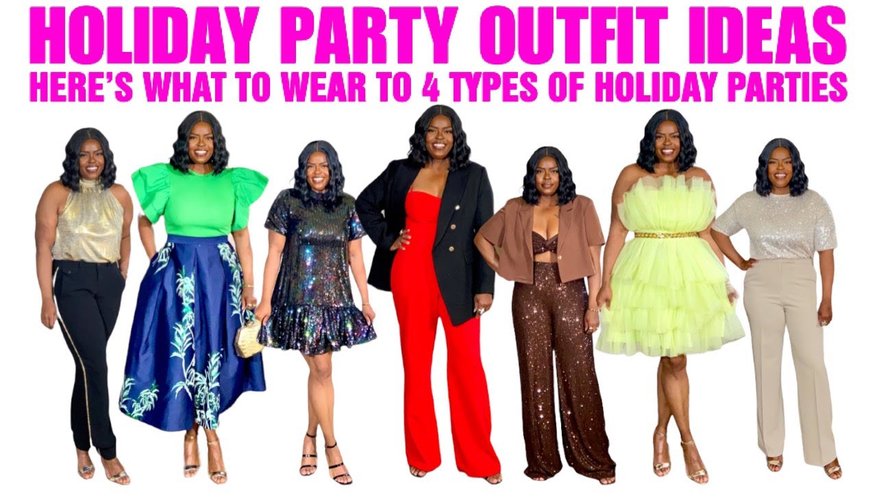 HOLIDAY PARTY OUTFIT IDEAS | HERE'S WHAT TO WEAR