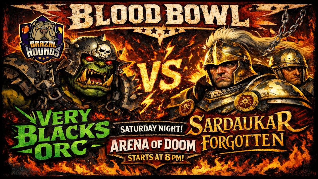 J5 - Very Black Orcs (Orcos Negros) vs Sardaukar Forgotten (Nobleza Imperial)