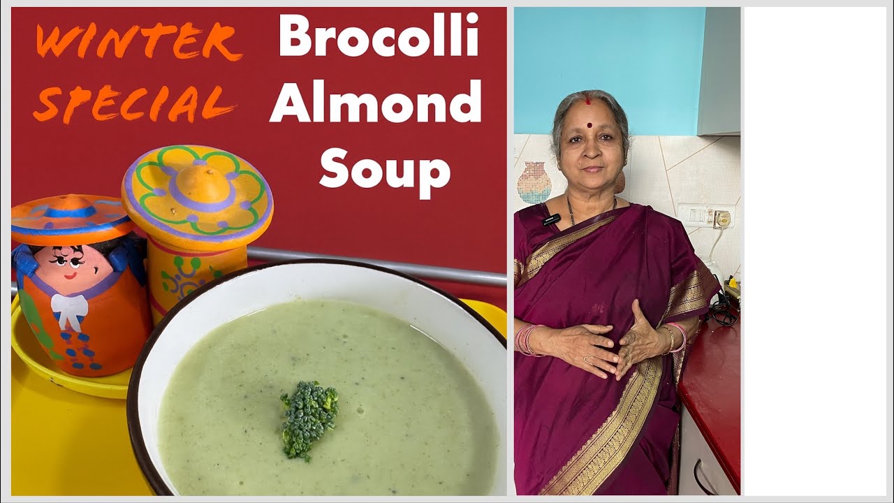 10-Minute HighProteinWinterSoup I   Broccoli Almond Soup I No Maida