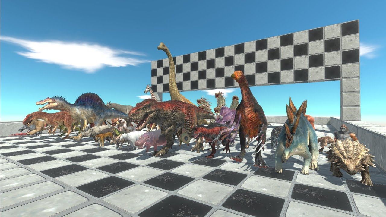 1.2 Size 50 Units Deathfall Speed Race - Animal Revolt Battle Simulator