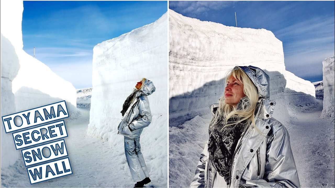 ADEYTO & the MORE BEAUTIFUL rather SECRET SNOW WALL CORRIDOR by Murodo TOYAMA 富山 雪の大谷 スノーボール