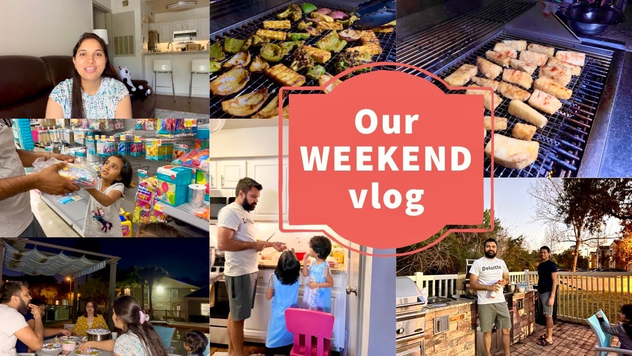 INDIAN Mom WEEKEND Special VLOG : POOL side BBQ / Siya’s Birthday Preparation Started/Hope youRelate