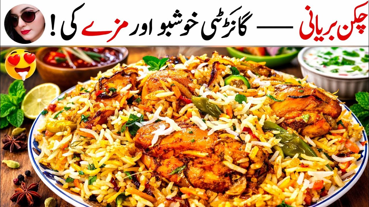 Masalaydar Degi Chicken Biryani — Restaurant Jaisa Taste Ghar Par | by Chef Arwa